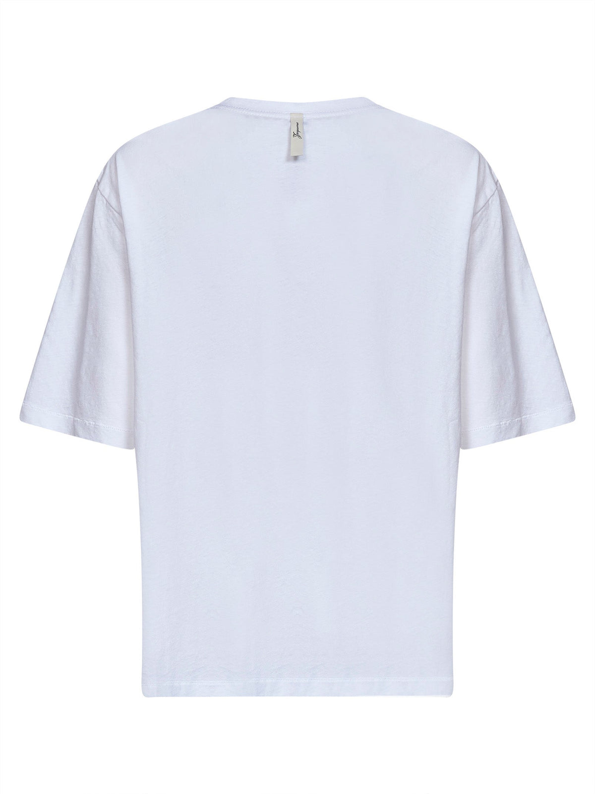 JACQUEMUS Jacquemus Women White Jersey The Jacquemus Logo-Printed T-Shirt