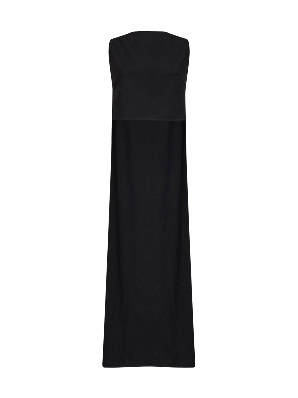 JIL SANDER Jil Sander Women Black Virgin Wool Asymmetric Top