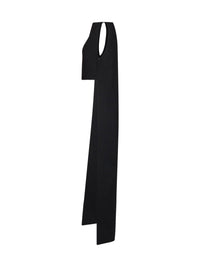 JIL SANDER Jil Sander Women Black Virgin Wool Asymmetric Top