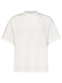 JIL SANDER Jil Sander Men Porcelain Cotton Boxy T-Shirt With Jil Sander Logo