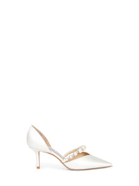 JIMMY CHOO Jimmy Choo Women Ivory Satin Aurelie 65 Pumps
