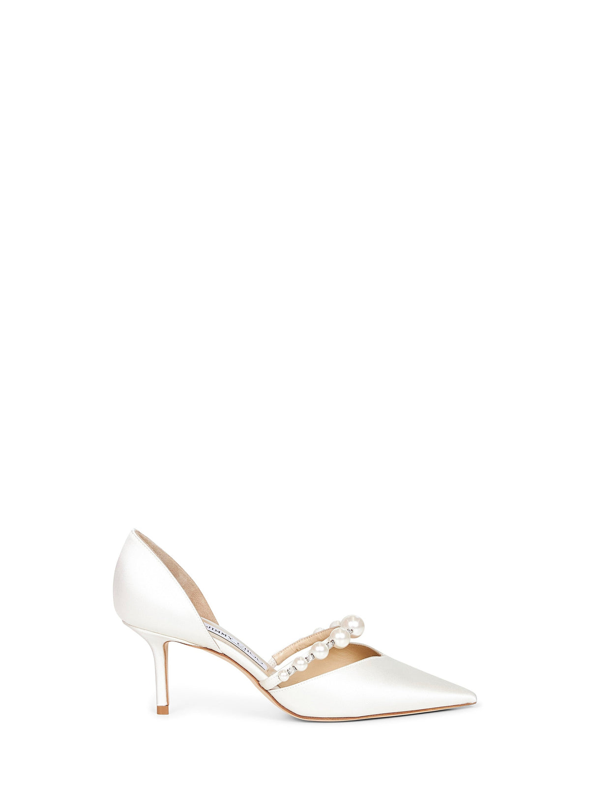 JIMMY CHOO Jimmy Choo Women Ivory Satin Aurelie 65 Pumps
