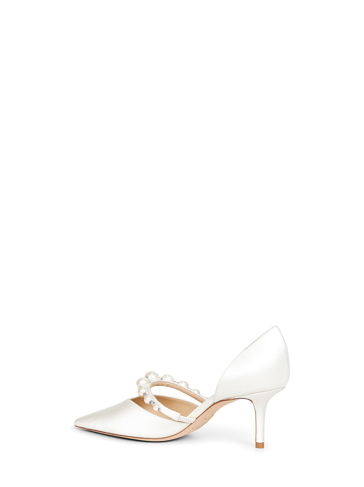 JIMMY CHOO Jimmy Choo Women Ivory Satin Aurelie 65 Pumps