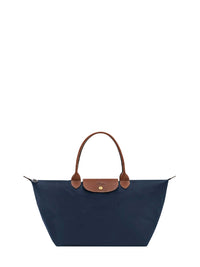 LONGCHAMP Longchamp Women Navy Blue Le Pliage Original L Handbag