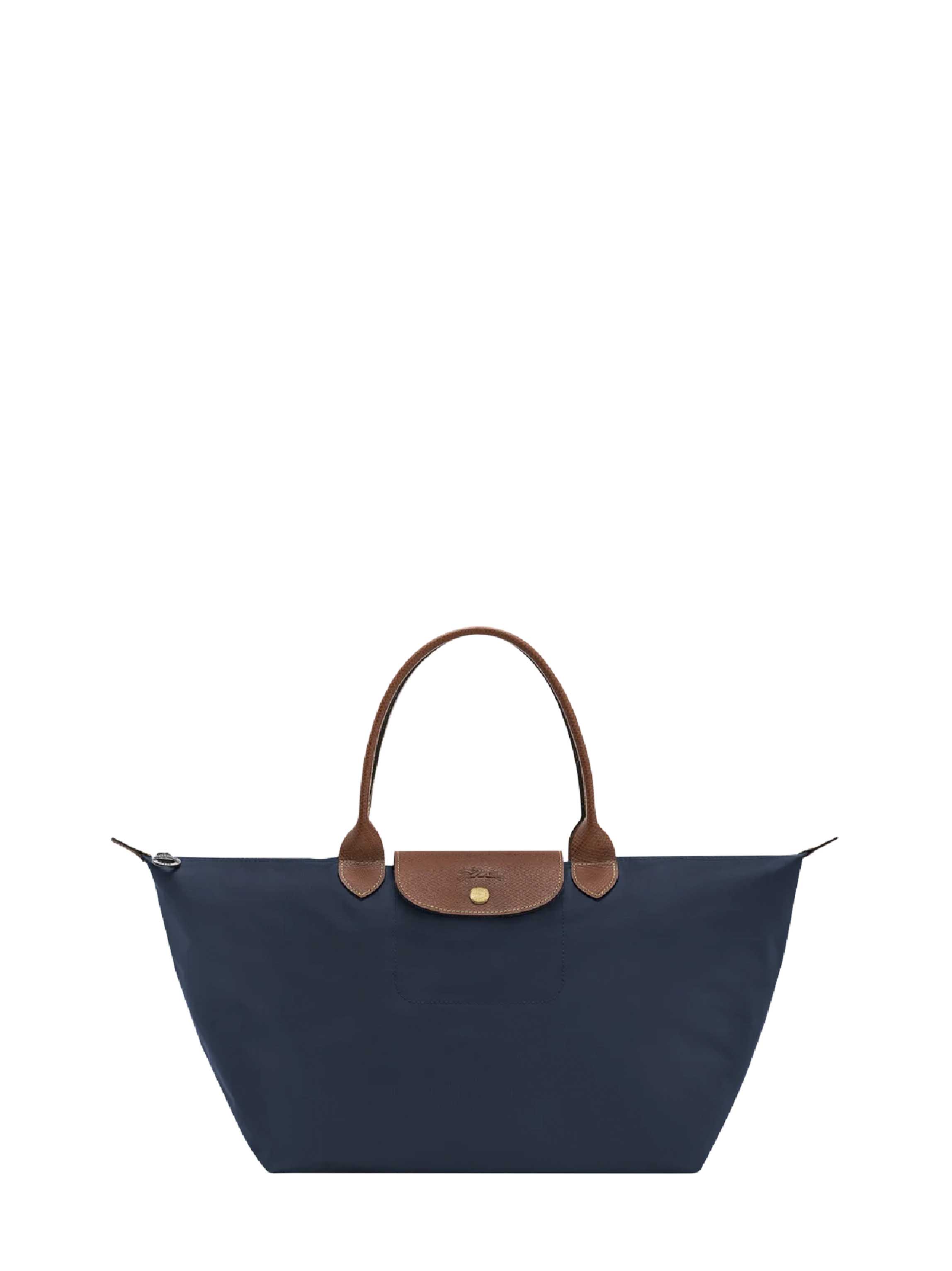 LONGCHAMP Longchamp Women Navy Blue Le Pliage Original L Handbag