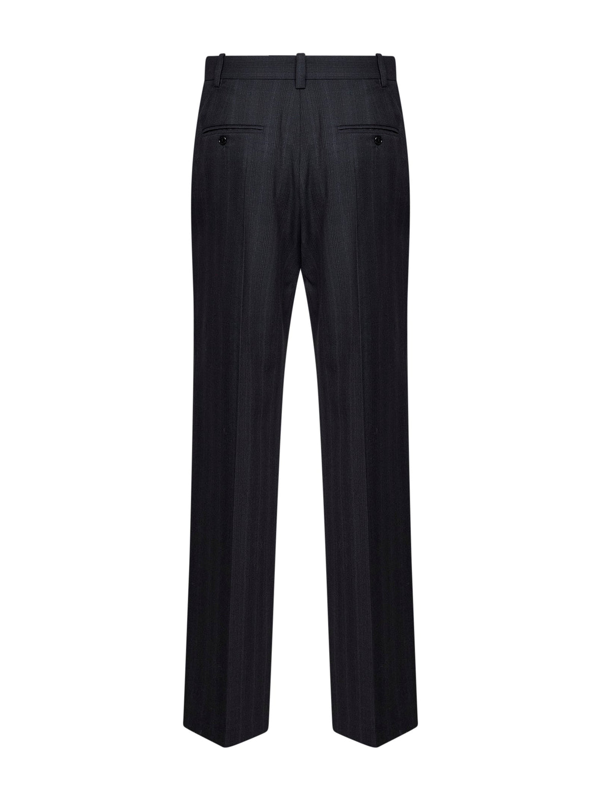 MARANT ETOILE Marant Etoile Women Dark Anthracite Check Virgin Wool Noanda Trousers