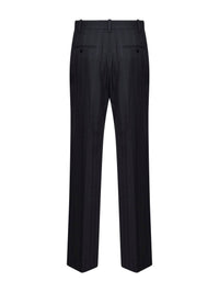 MARANT ETOILE Marant Etoile Women Dark Anthracite Check Virgin Wool Noanda Trousers