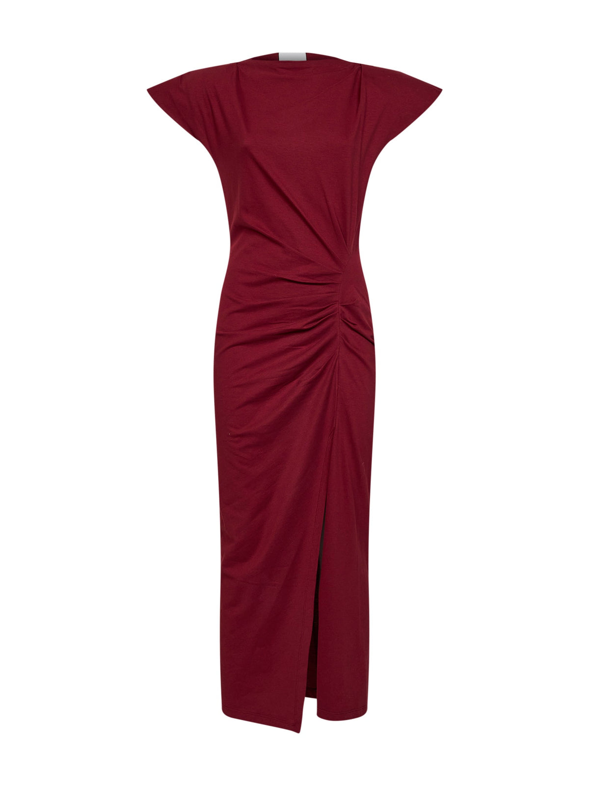 MARANT ETOILE Marant Etoile Women Dark Burgundy Cotton Jersey Nadela Long Dress