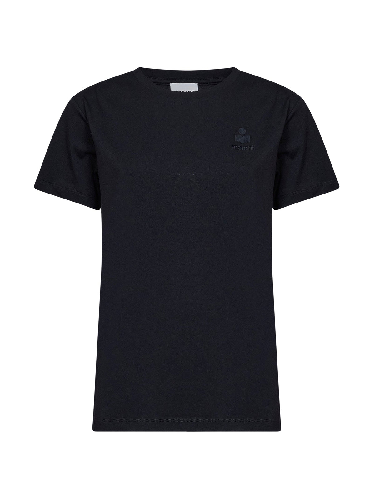 MARANT ETOILE Marant Etoile Women Black Cotton Jersey Aby Logo T-Shirt
