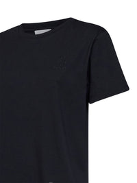 MARANT ETOILE Marant Etoile Women Black Cotton Jersey Aby Logo T-Shirt