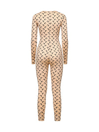 MARINE SERRE Marine Serre Women Beige 'Monogram' Tracksuit