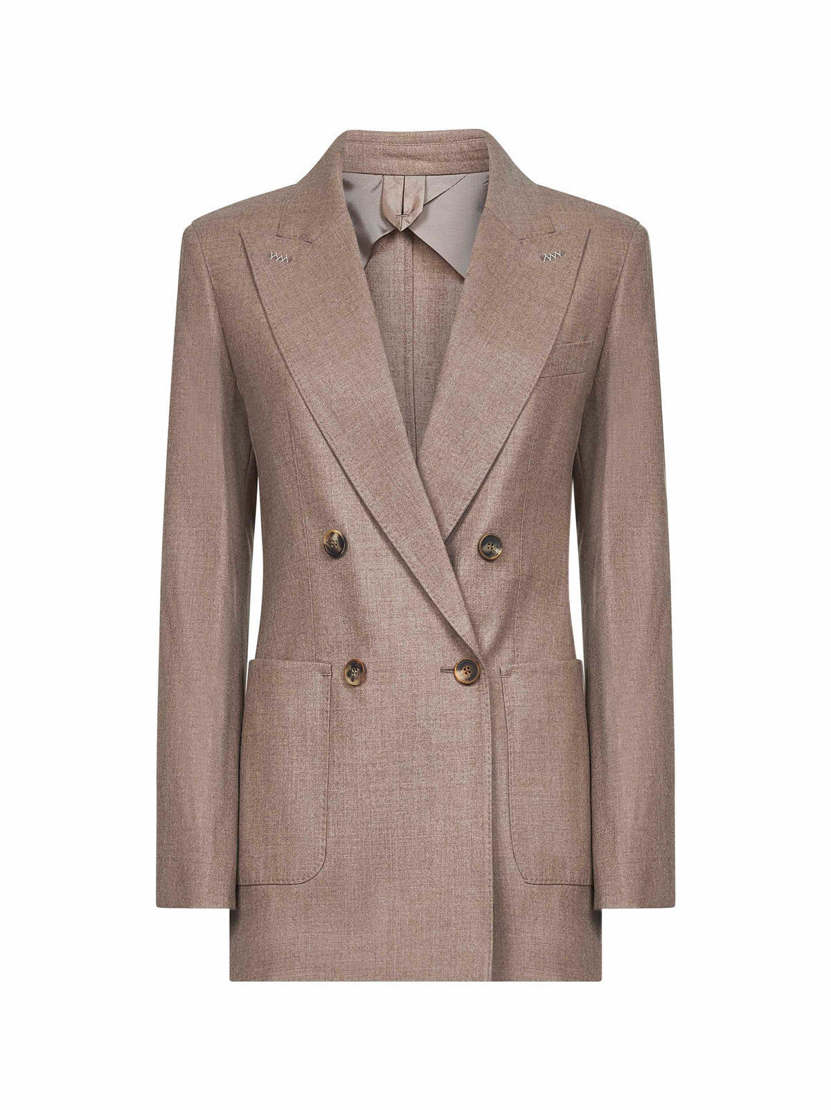 MAX MARA Max Mara Women Turtledove Stretch Cashmere Harald Blazer