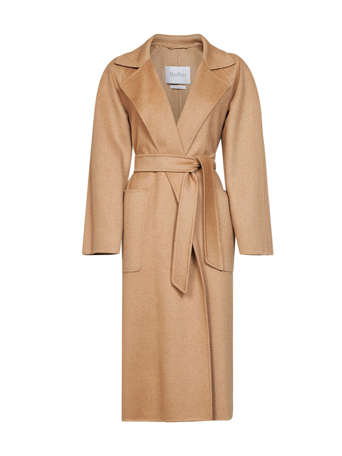 Max Mara Women Camel Ready Icon Coat Belted Coat