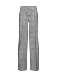 Max Mara Women Grey Glen Plaid Wool Mxmnetto Trousers
