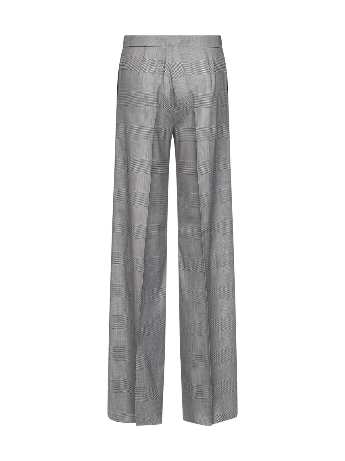Max Mara Women Grey Glen Plaid Wool Mxmnetto Trousers
