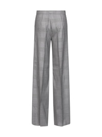Max Mara Women Grey Glen Plaid Wool Mxmnetto Trousers