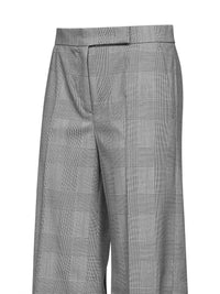 Max Mara Women Grey Glen Plaid Wool Mxmnetto Trousers