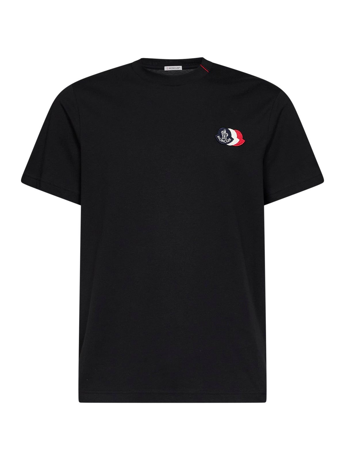 MONCLER Moncler Men Black Cotton Jersey Logo T-Shirt