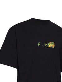 Off White Men Black Cotton Jersey Spices Arrow Skate T-Shirt