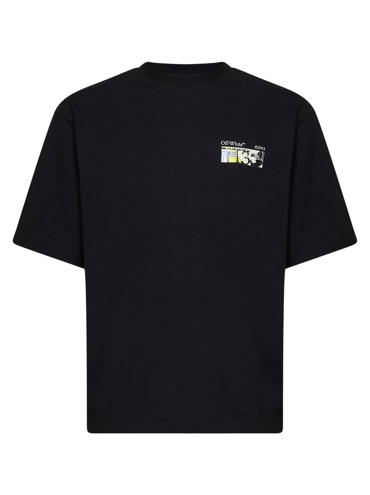 Off White Men Black Jersey Industrial Arrow Skate T-Shirt