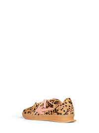 Off White Women Beige Printed Calf Hair End Of Play Sneakers