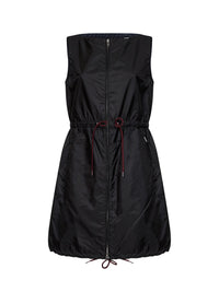 Prada Abbigliamento Women Black Lightweight Re-Nylon Short Dress