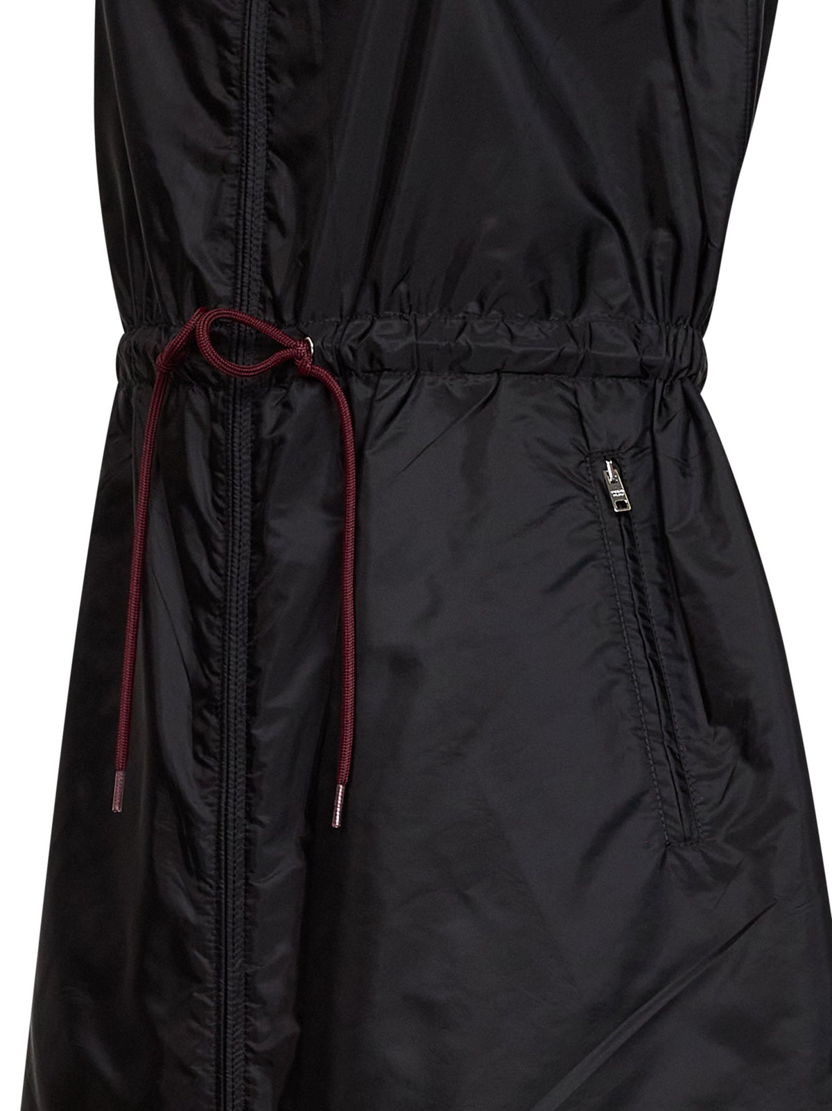 Prada Abbigliamento Women Black Lightweight Re-Nylon Short Dress