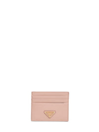 PRADA ACCESSORI PELLETTERIA Prada Accessori Pelletteria Women Powder Pink Saffiano Leather Card Holder