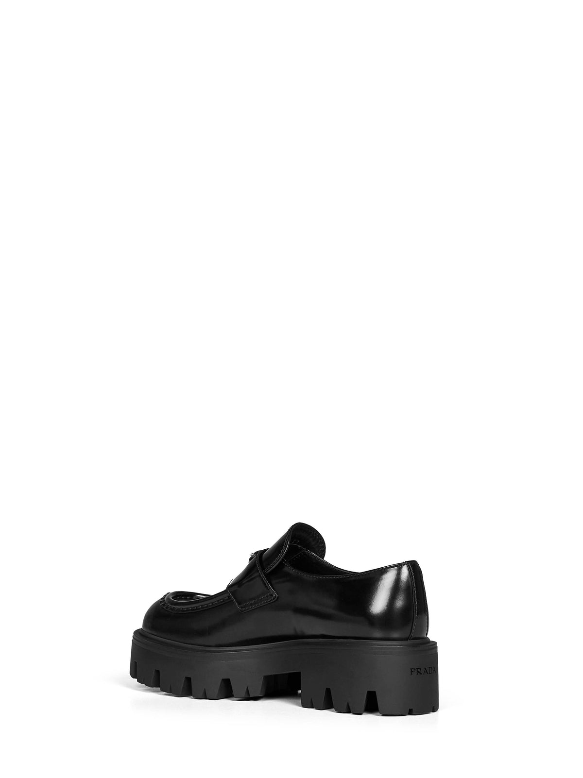 PRADA CALZATURE Prada Calzature Women Black Brushed Leather Loafers