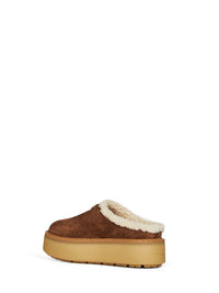 PRADA CALZATURE Prada Calzature Women Cocoa Suede Slippers