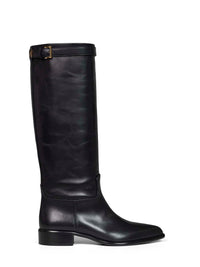 PRADA CALZATURE Prada Calzature Women Black Leather Knee-High Boots
