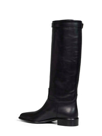 PRADA CALZATURE Prada Calzature Women Black Leather Knee-High Boots