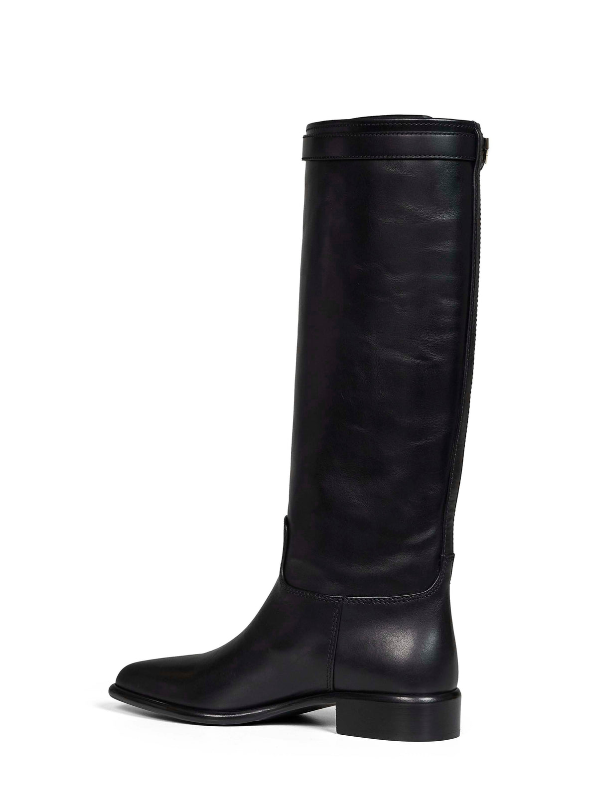 PRADA CALZATURE Prada Calzature Women Black Leather Knee-High Boots