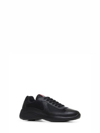 PRADA CALZATURE Prada Calzature Men Black Prada America's Cup Sneakers