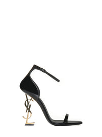 Saint Laurent Women Ysl Opyum Patent Leather Sandals