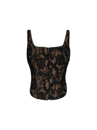 SELF PORTRAIT Self Portrait Women Black Lace Corset Top