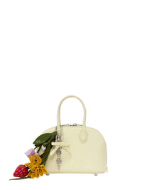 SELF PORTRAIT Self Portrait Women Yellow Mini Bag With Shoulder Strap And Charms