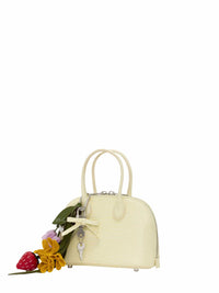 SELF PORTRAIT Self Portrait Women Yellow Mini Bag With Shoulder Strap And Charms