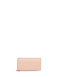 Stella Mccartney Women Blush Pink Logo Vertical Tri-Fold Wallet