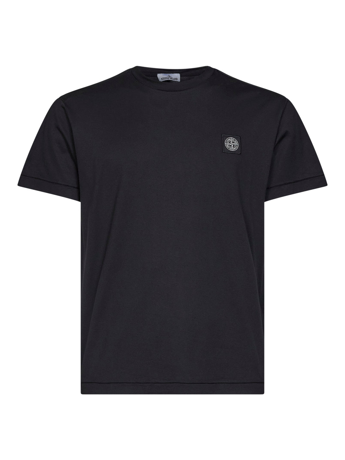 STONE ISLAND Stone Island Men Black 60/2 Cotton Jersey Slim-Fit T-Shirt