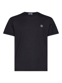 STONE ISLAND Stone Island Men Black 60/2 Cotton Jersey Slim-Fit T-Shirt