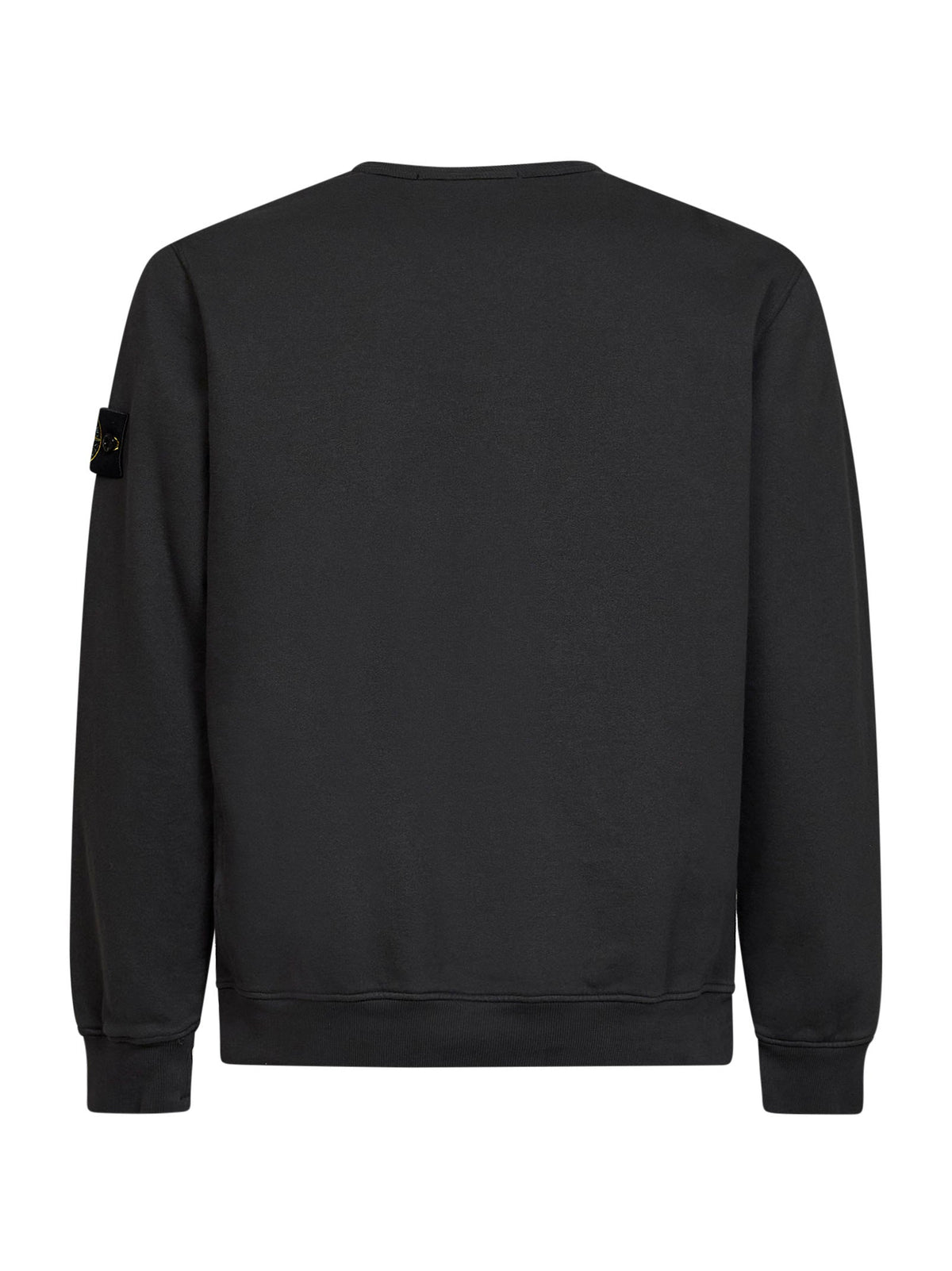 STONE ISLAND Stone Island Men Lead Grey Organic Stretch Cotton Crewneck Sweatshirt