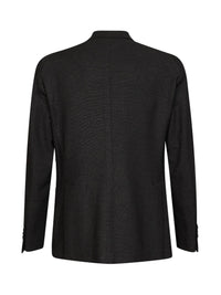 Tagliatore Men Dark Brown Chevron Jacquard Wool-Blend Montecarlo Blazer