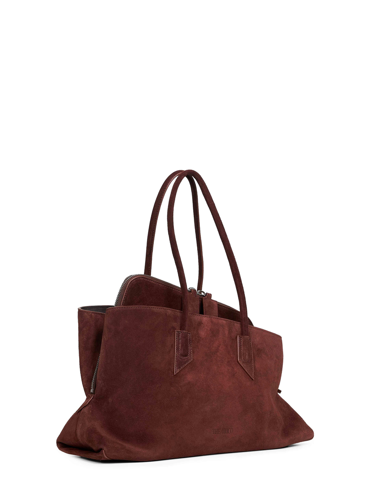 THE ATTICO The Attico Women Light Chocolate "La Passeggiata Medium" Top Handle Bag