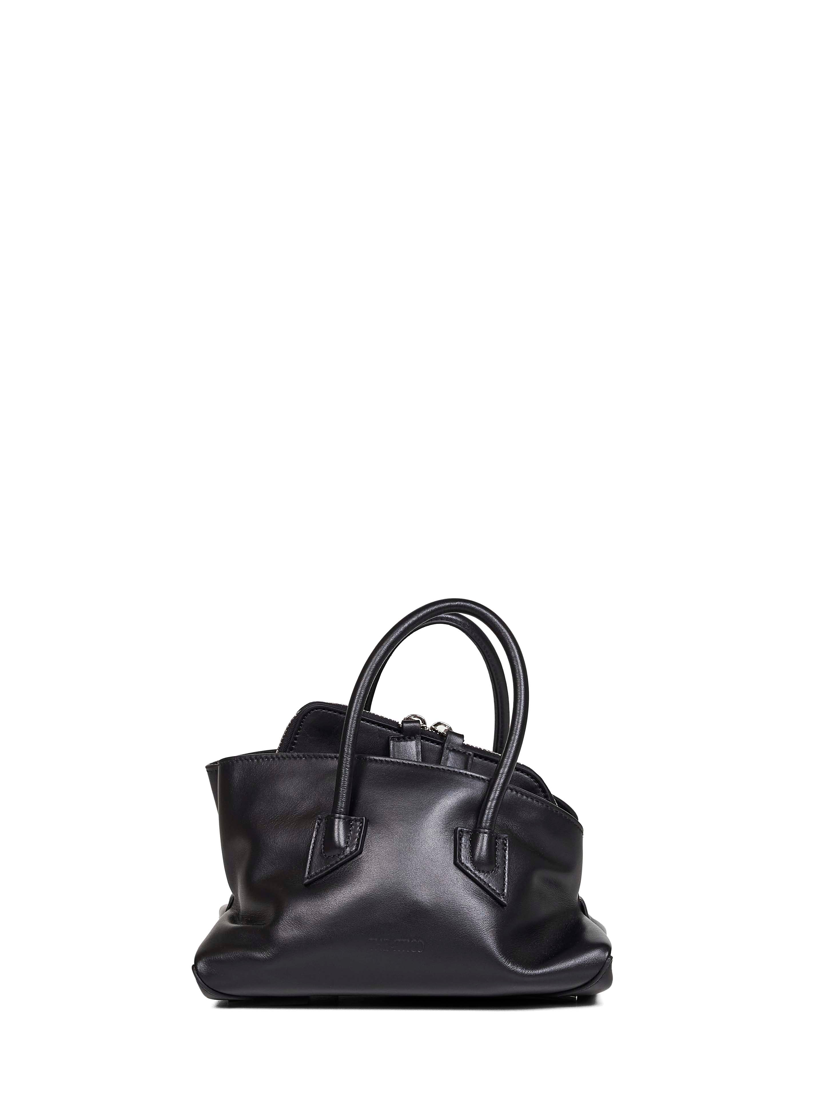 THE ATTICO The Attico Women Black "La Passeggiata Mini" Top Handle Bag