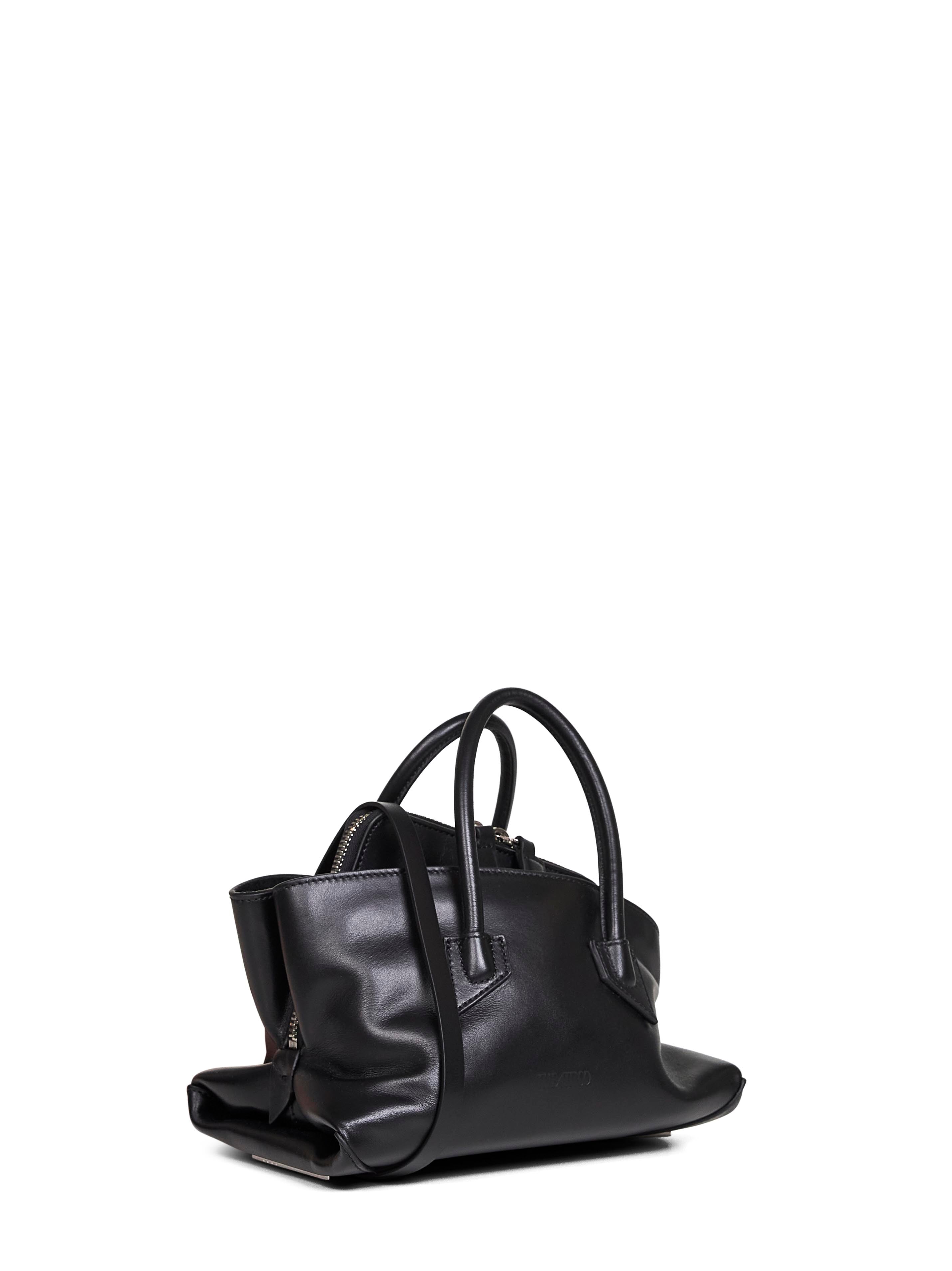 THE ATTICO The Attico Women Black "La Passeggiata Mini" Top Handle Bag