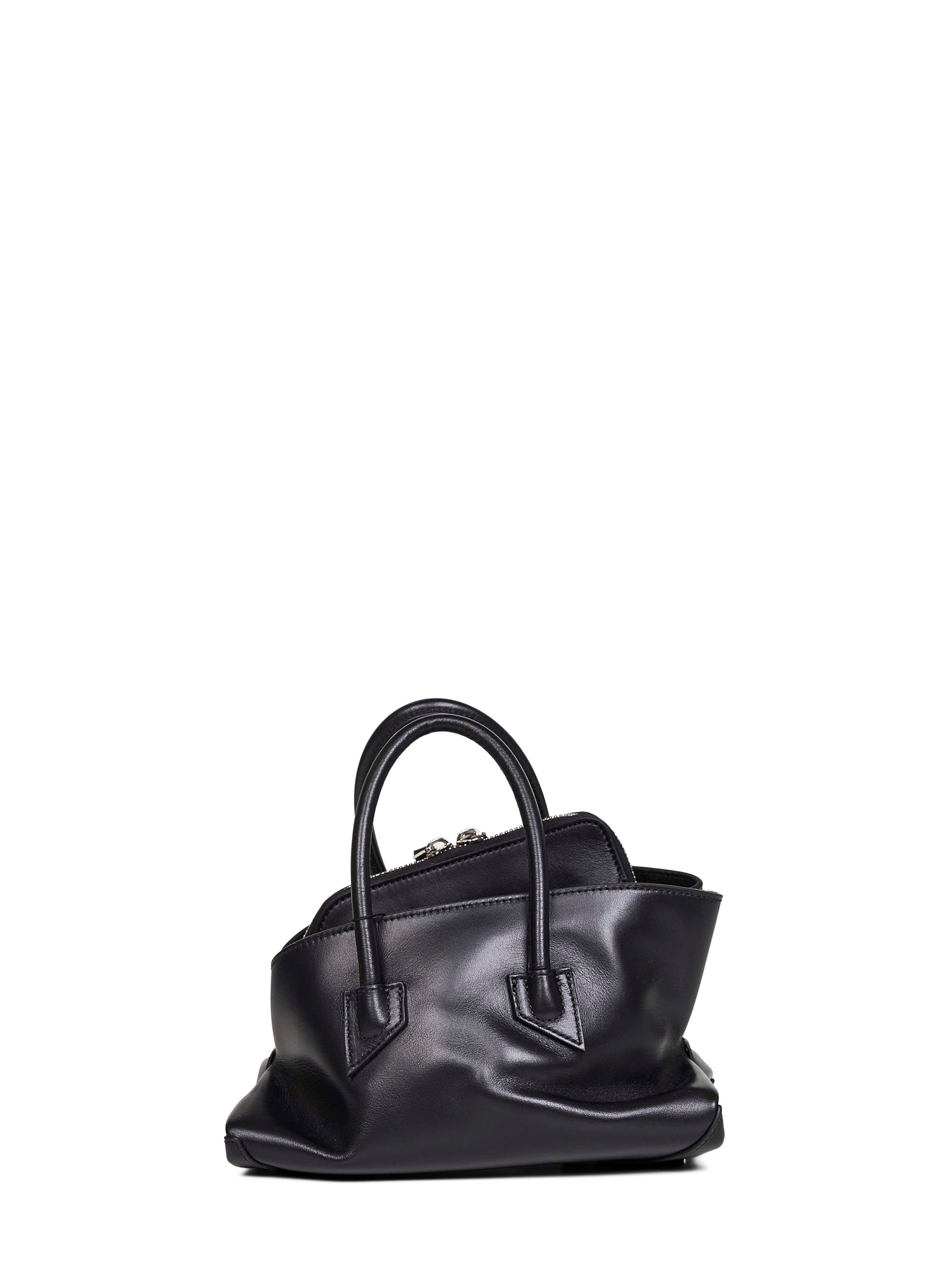 THE ATTICO The Attico Women Black "La Passeggiata Mini" Top Handle Bag