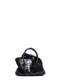 THE ATTICO The Attico Women Black "La Passeggiata Mini" Top Handle Bag