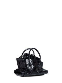 THE ATTICO The Attico Women Black "La Passeggiata Mini" Top Handle Bag