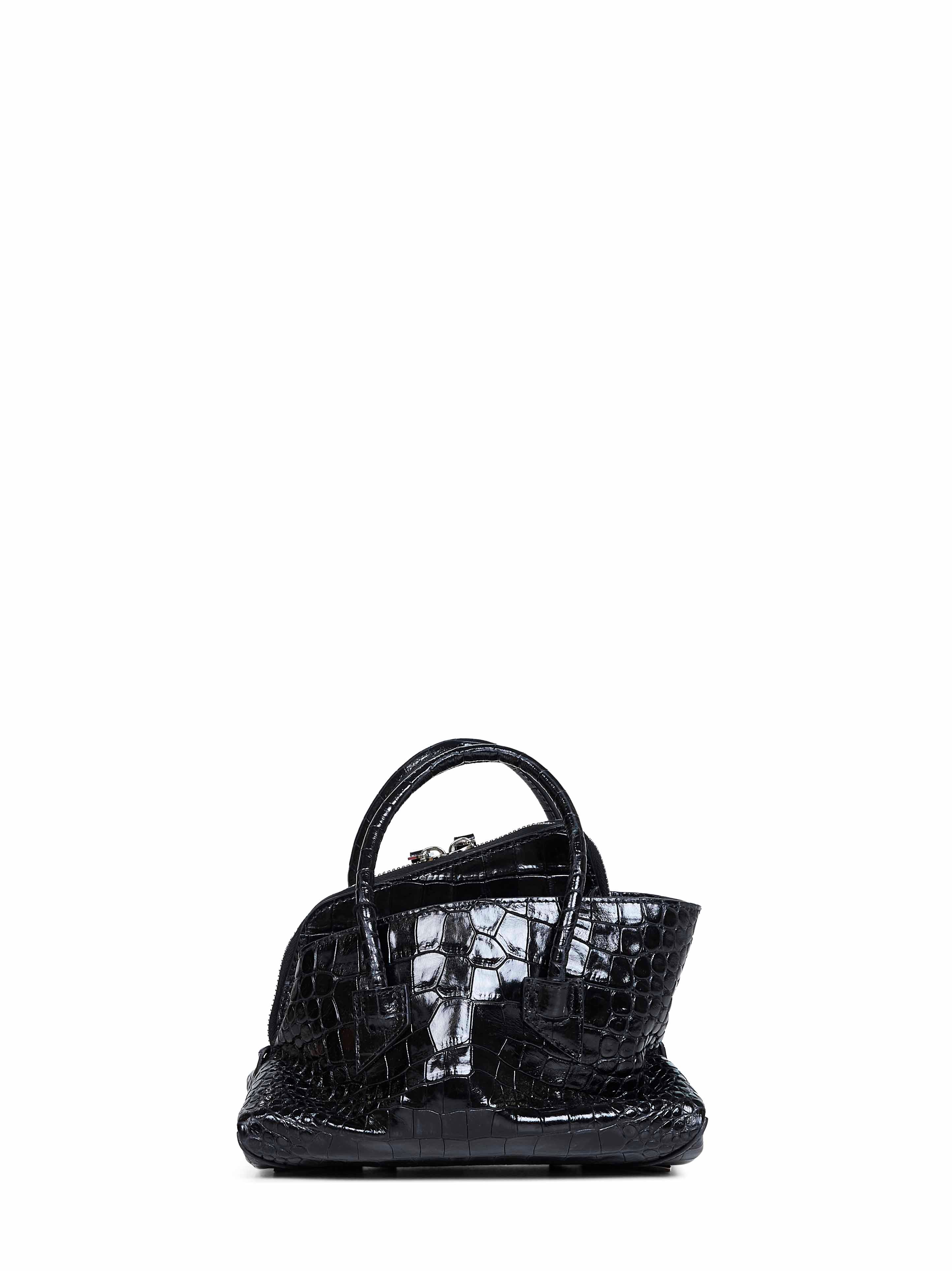 THE ATTICO The Attico Women Black "La Passeggiata Mini" Top Handle Bag